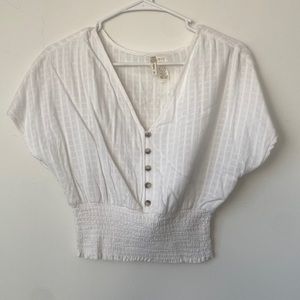 White shirt perfect for spring or summer